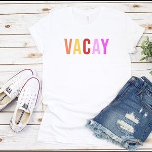 Vacay tee. Worn once.